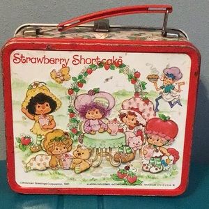 Strawberry Shortcake Vintage Metal lunchbox 1981